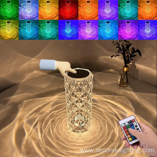 Rechargeable Touch crystal Table Light Lamp